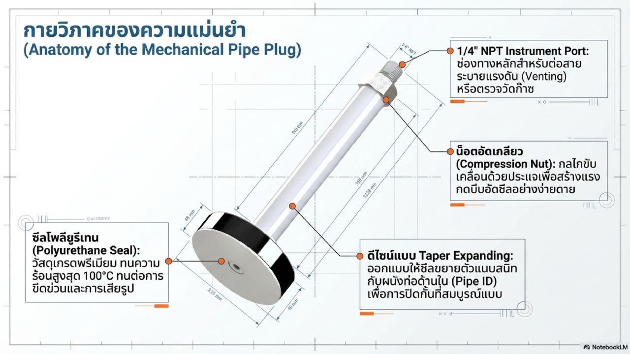 Anatomy of the mechanical Pipe Plug