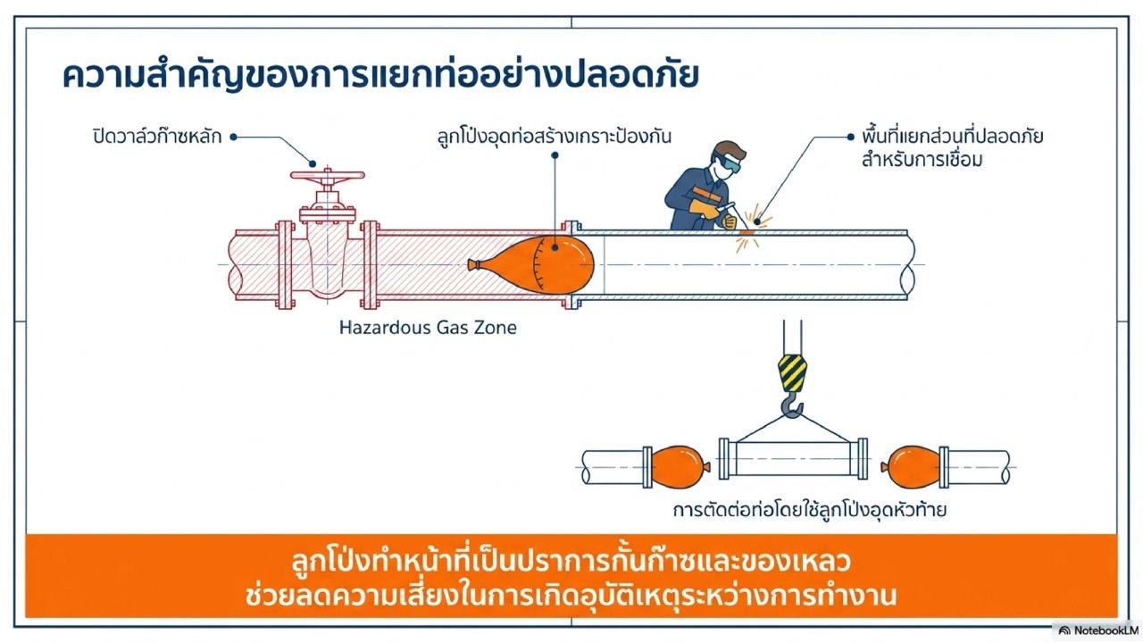 ความสำคัญของการแยกท่ออย่างปลอดภัย